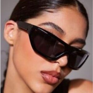 Y2K, Street Style Frame Black Sunglasses